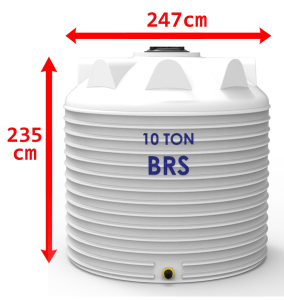 10 Tonluk Plastik Su Deposu