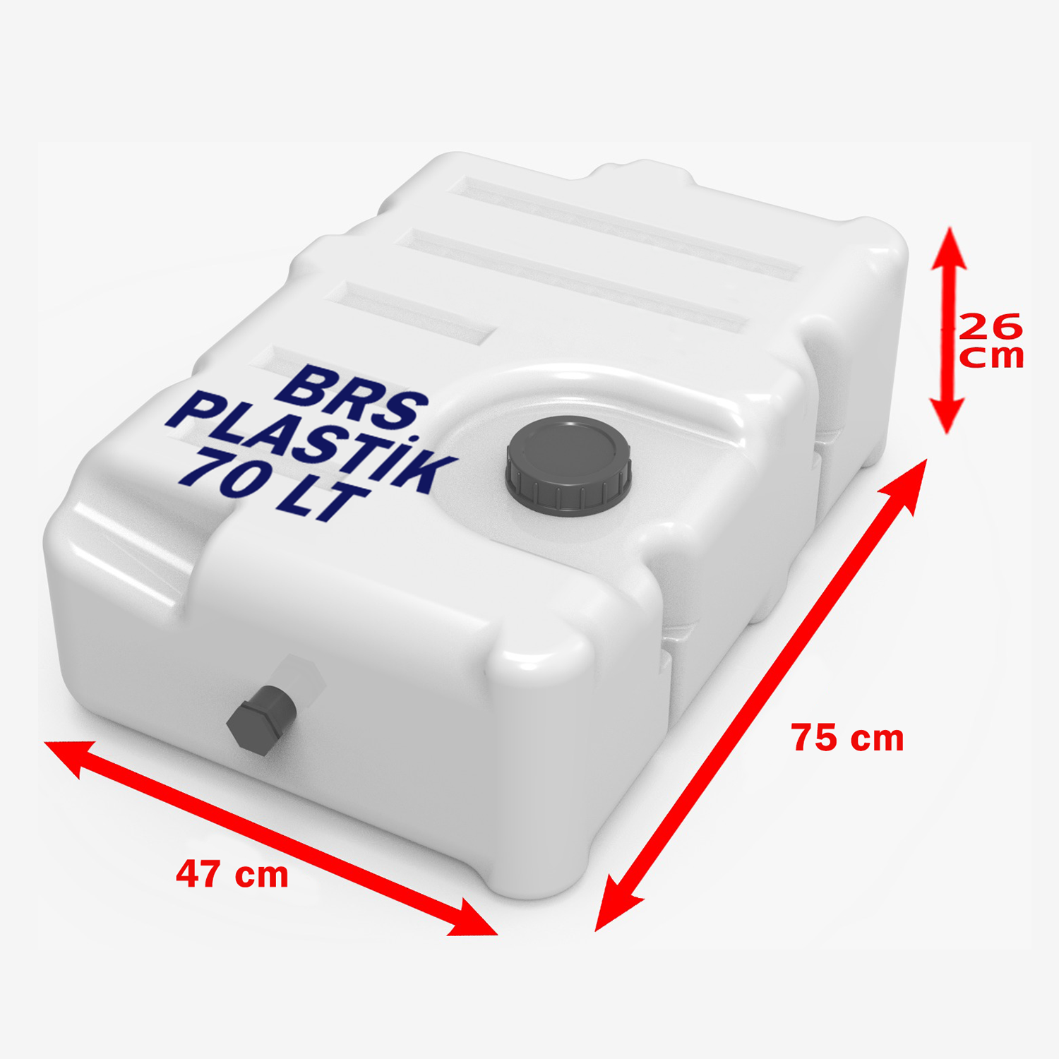 70 Litre Karavan Su Deposu