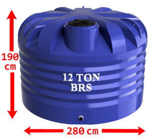 12 Ton Plastik Su Deposu 
