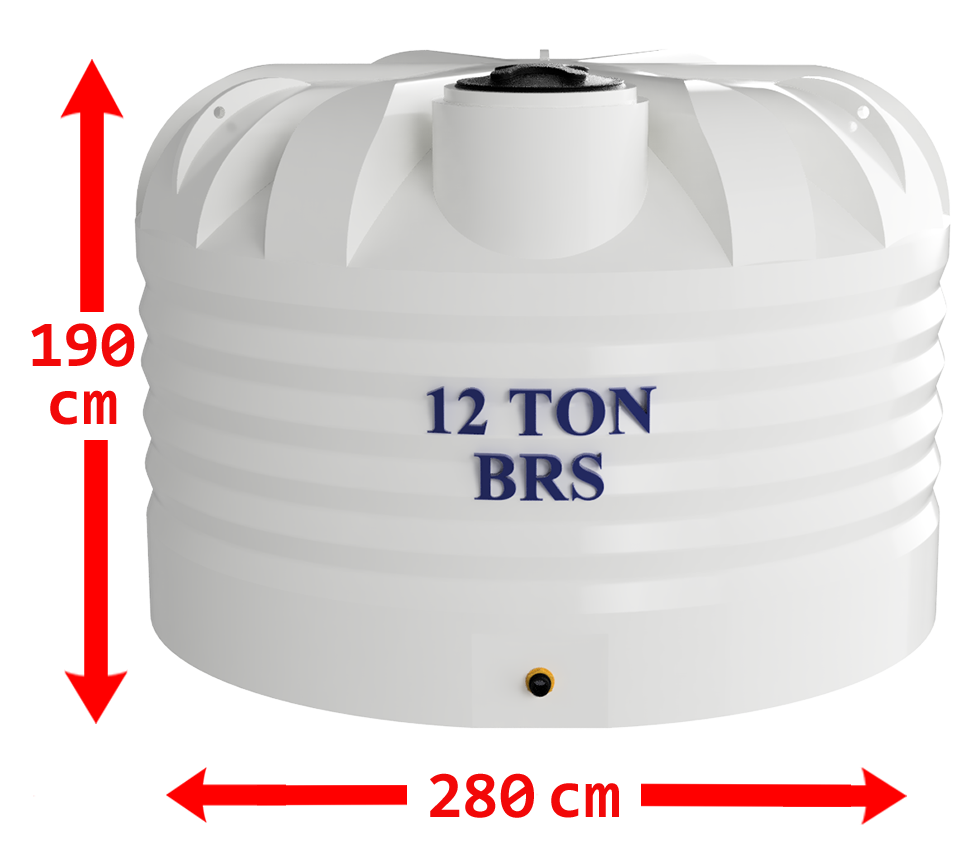 12 Ton Plastik Su Deposu
