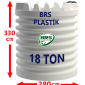 18 Ton Dikey Yeraltı Plastik Su Deposu